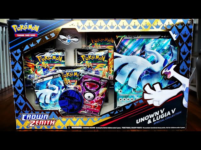 Pokemon Trading Card Game: Crown Zenith Unown V and Lugia V Special  Collection - GameStop Exclusive