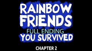 Roblox Rainbow Friends Chapter 2| FULL ENDING + CART RIDE!!!!!