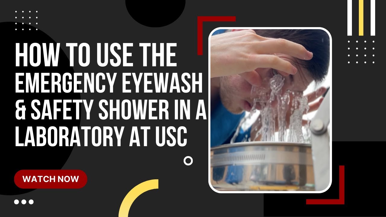 How to Use the Emergency Eyewash and Safety Shower in a Laboratory