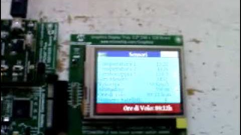 FlyDAT, PIC32 , LCD color 240x320 touch screen