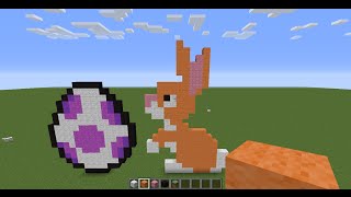 Minecraft Easter Special! Easter Egg And Easter Bunny!