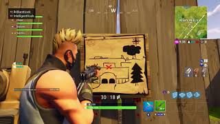 Follow The Treasure Map Found In Risky Reels Location Fortnite Week 1 Challenges