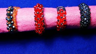 Колечко из бисера. Bead ring.