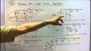 BASICS OF ELECTRICAL ENGINEERING - PART - 22 - FIVE PROBLEMS ON SOURCE TRANSFORMATION