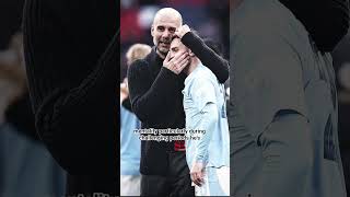Pep’s Emotional Goodbye to Bernardo Silva 💔 #footballshorts #pepguardiola