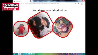 Image Rotation In html And Css