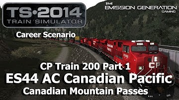 CP Train 200 Part 1 - Career Scenario - Train Simulator 2014