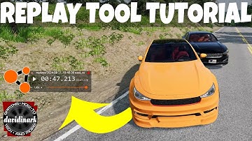 Beamng drive tutorial replay tool 2024 - How to play beamng drive