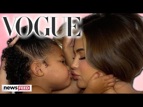 Video: Kylie Jenner Daughter Stormi On Bazaar Magazine Cover