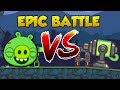 PIG VS GUN! - Epic Battle in Bad Piggies