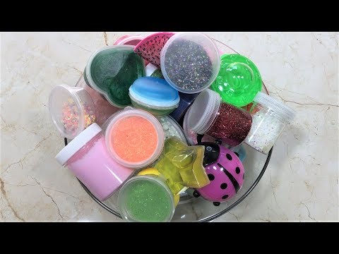 Mixing Store Bought Slimes And Handmade Slime #4 !! Slimesmoothie Satisfying Slime Videos