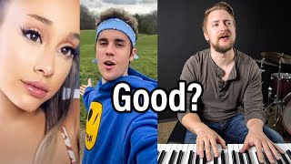 Jazz Pianist Reacts to Ariana Grande \& Justin Bieber - Stuck With U