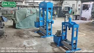 HYDRAULIC PRESS MACHINE POWER OPERATED CAPACITY : 5 ton and 25 ton | UNI-TECH MACHINE - RAJKOT