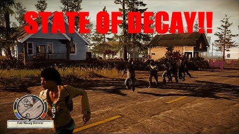 State of Decay Slow Mo Ability: Shooting Zombies Playing As Maya