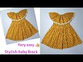 Stylish baby frock design cutting and stitching fullbaby frock design