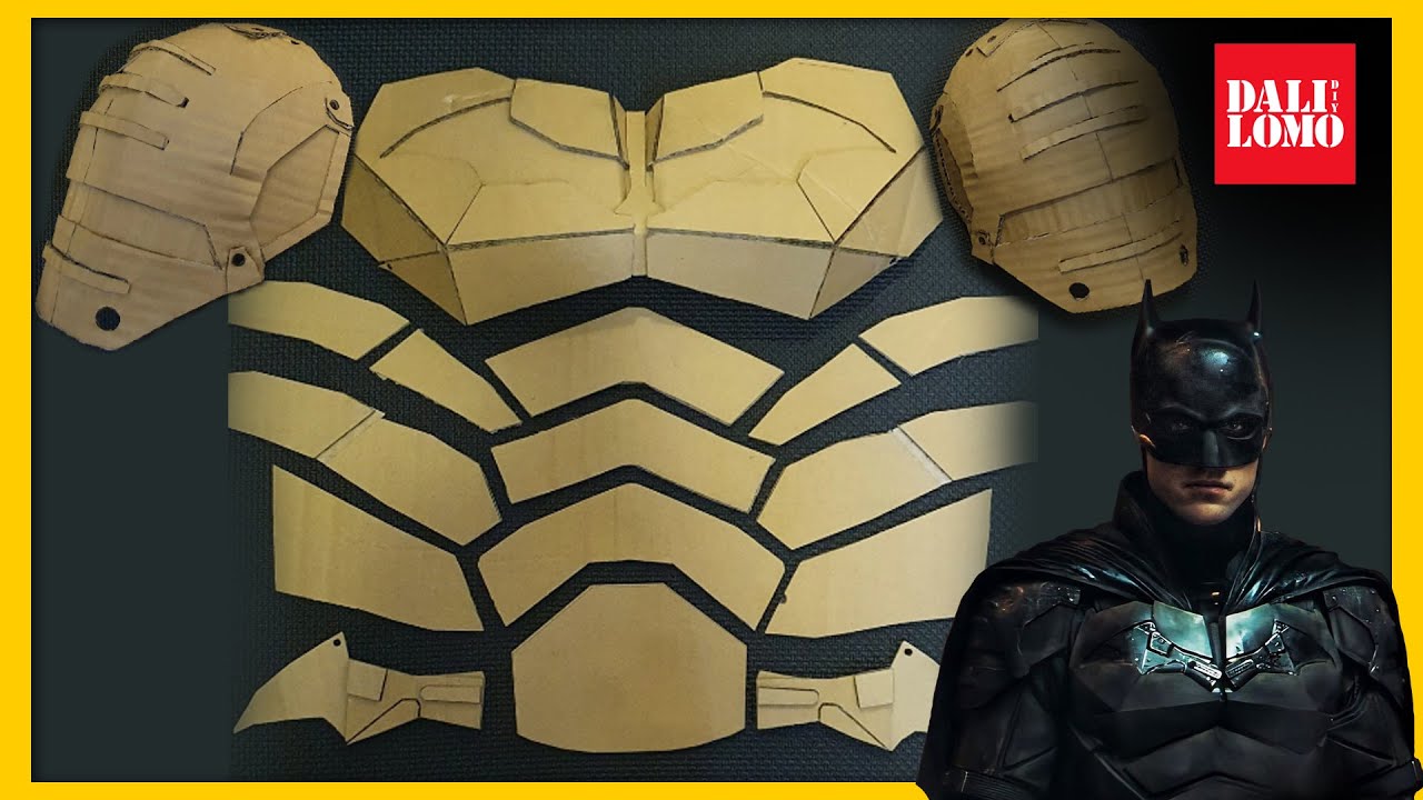 DIY The Batman Part 1 - Cardboard Cowl Mask #Costumes - YouTube