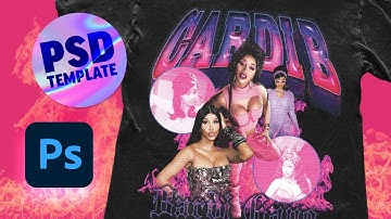 Hoe ontwerp je een vintage bootleg rap T-shirt