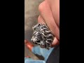 Angry silver lion ring sterling silver  lion jewelry