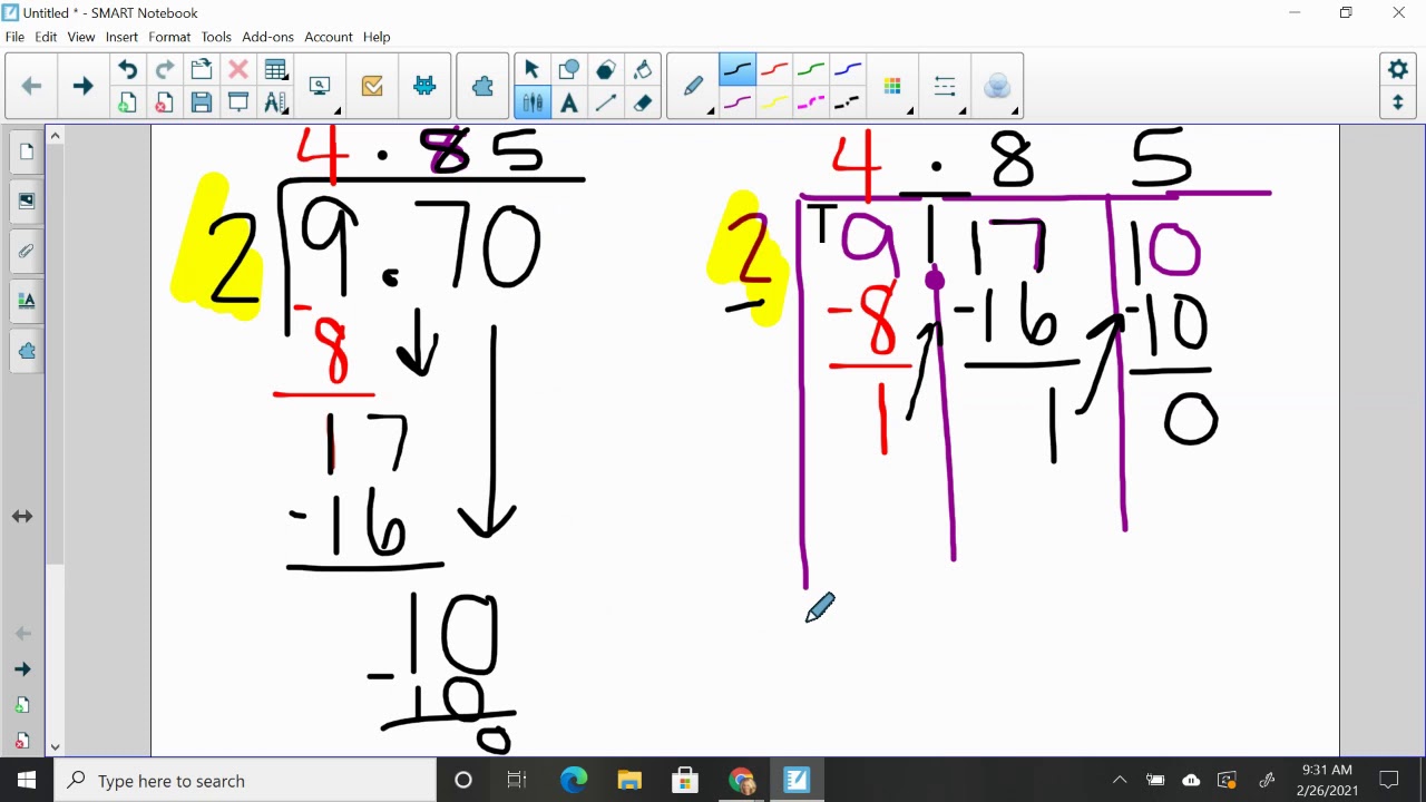 Dividing Decimals Explained YouTube
