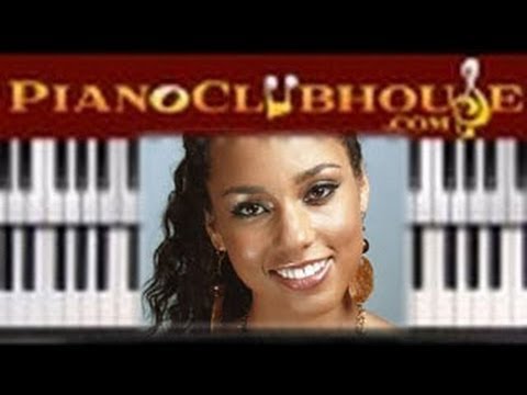 ♫ How to play "UNTHINKABLE" by Alicia Keys (piano tutorial lesson)