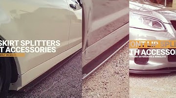 Holden VE Commodore Ute Series 1&2 Full Lip Splitter Set