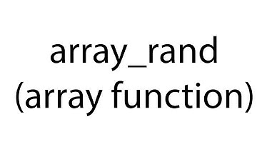 array_rand : array function : php bangla video tutorial