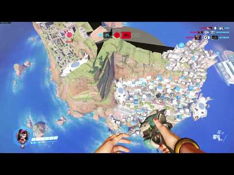 D.va out of map bug! (Overwatch)