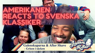 Amerikanen Reacts to Svenska Klassiker: Galenskaparna & After Shave - Grisen i säcken