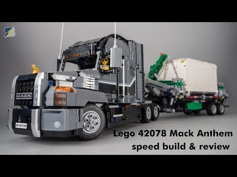 Technic 42078 Mack Anthem review & speed build - YouTube