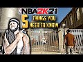 5 MAJOR THINGS YOU NEED TO KNOW ABOUT THE CITY IN NBA 2K21 NEXT-GEN BEFORE YOU GET 2K!