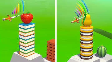 Slice it All 3D game in MAX LEVEL | All Levels Gameplay | ASMR Satisfying games ( Level 36 - 40 )