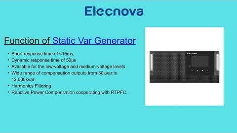 Static Var Generator