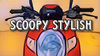 SCOOPY STYLISH MERAH DOFF😍