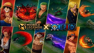 BOCORAN KOLABORASI ONE PIECE MLBB | GAMEPLAY SKIN MLBB X ONE PIECE - SHOWCASE SKIN ONE PIECE MLBB...