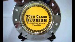 Class Reunion Gifts - All Stars Commemorative Plate