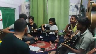 Some Basic Strumming Patterns On Am Chord+ 10 Songs In One Chord | Music Classes With Indrajit Bala