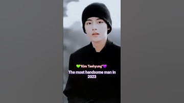 The Most Handsome Man in 2023,"KIM TAEHYUNG"🥰 #tigerandbunny #kimtaehyung#bts #jeonjungkook#army#jk