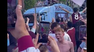 Aston Villa Victory Parade at Black Sabbath Bridge on Broad Street