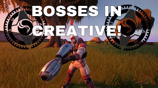 How to make working BOSSES in Fortnite Creative!!! (Updated)