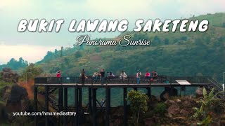 Obyek wisata Viral Lawang saketeng panyaweuyan Majalengka | menikmati sunrise di bukit ini