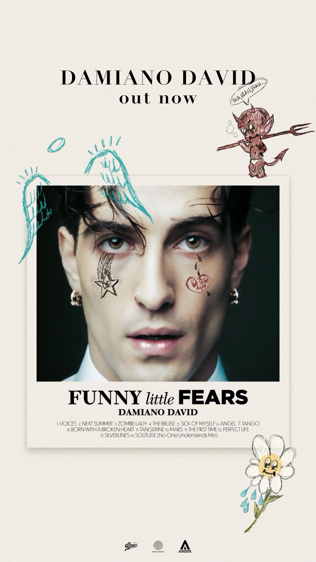 ダミアーノ・デヴィッド FUNNY little FEARS イベント参加券付き Funny Little Fears : Damiano David | HMV&BOOKS online - SICP
