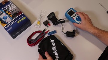 PeakTech 3440 Unboxing & Software, CATIII 1000 V Multimeter, 50000 Counts - Deutsch (ENG Sub)