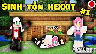 REDHOOD VÀ MỀU THỬ THÁCH SINH TỒN MINECRAFT HEXXIT TẬP 1: NGÔI NHÀ ĐẦU TIÊN CỦA MỀU VÀ REDHOOD