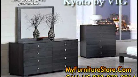 Kyoto Bedroom Set by VIG MyFurnitureStore.com