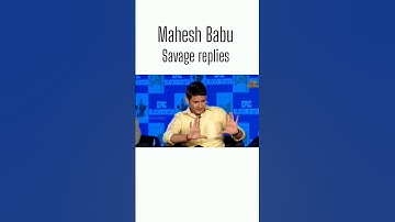 Mahesh Babu savage replies #tfi #maheshbabu #ssmb