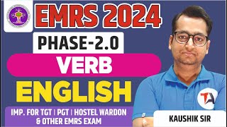 EMRS New Vacancy 2024 | EMRS English | Verb | Part 1 | EMRS 2024 Preparation