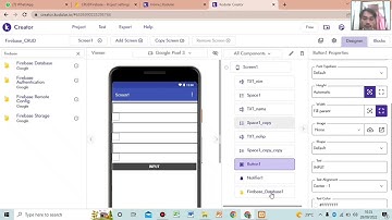 CRUD Firebase Realtime Database x Kodular