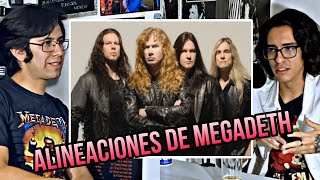 LAS ALINEACIONES DE MEGADETH