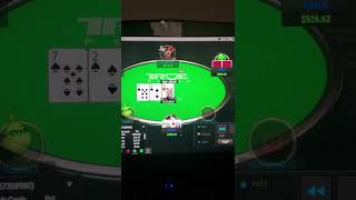 $405 pot Sneaky Sneaky, KK vs ?? sometimes playing passively gets you PAID! #Poker #shorts #ytshorts