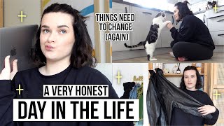 a (very honest) day in the life ✨ career change, client work & vinted haul